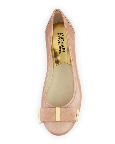 michael kors kiera leather ballet flat|MICHAEL Michael Kors Women's Kiera Leather Ballet Flats, Surf, .